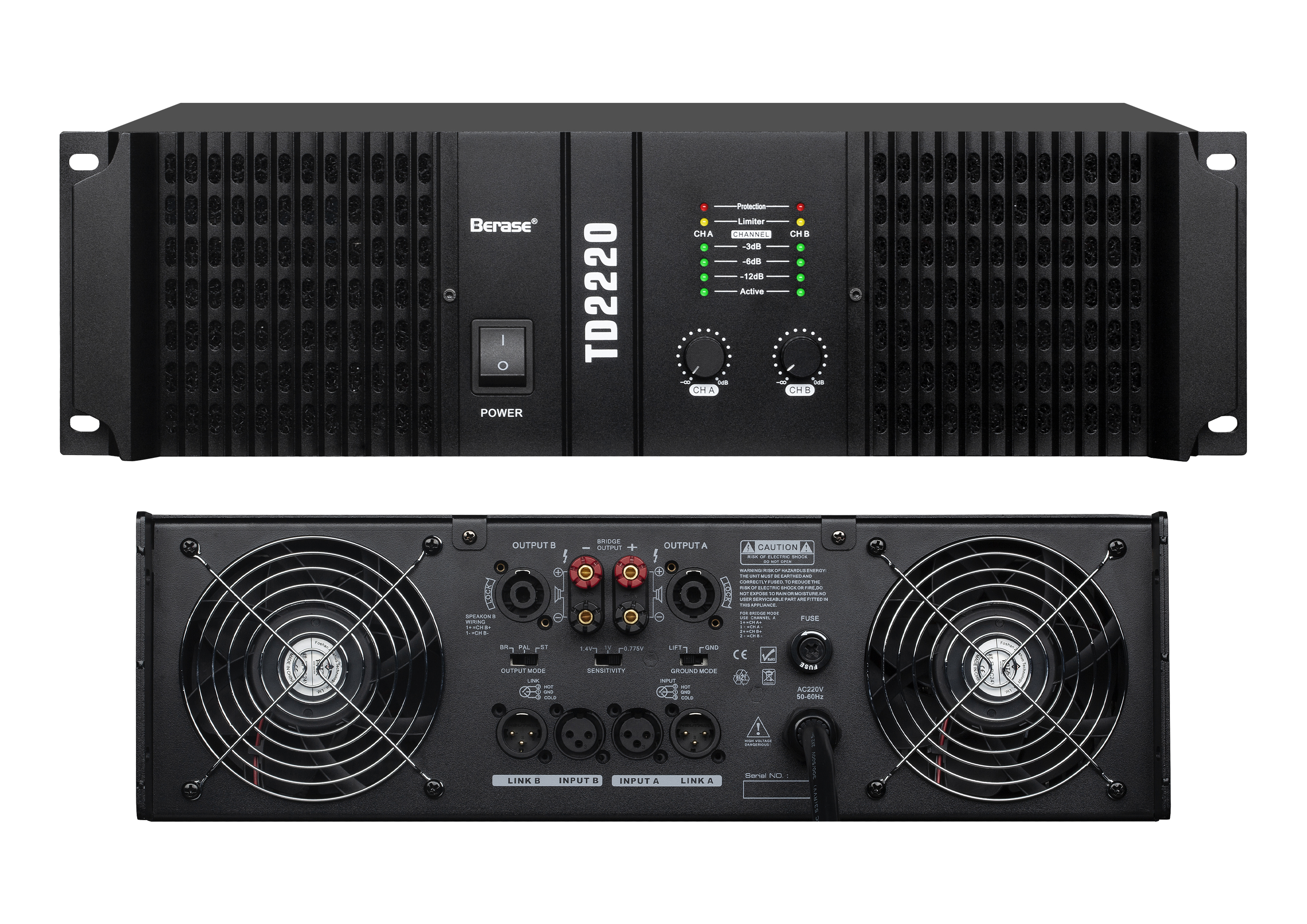 TD2220 （3U）（TD系列专业功放）